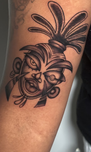 Explore female hand tattoo ideas, creative tattoo ideas in Atlanta, available at Black Owl Tattoos