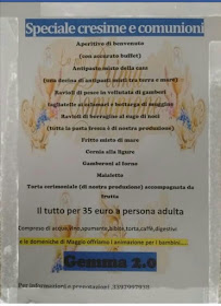 Ristorante Pizzeria Gemma à Celle Ligure menu