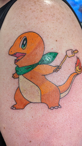 Explore lung tattoo ideas, creative tattoo ideas in Texarkana, available at Black Pines Gallery