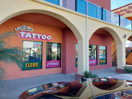 Explore tattoo music sleeve ideas, creative tattoo ideas in Anaheim, available at Action Tattoo