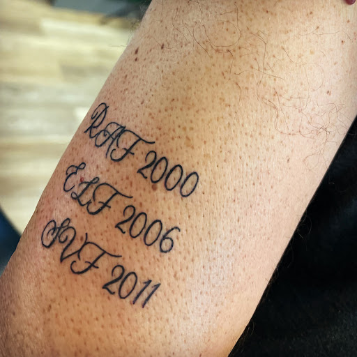 Explore tattoo ideas for passed loved ones, creative tattoo ideas in Oviedo, available at Fine Ink Studios Tattoos