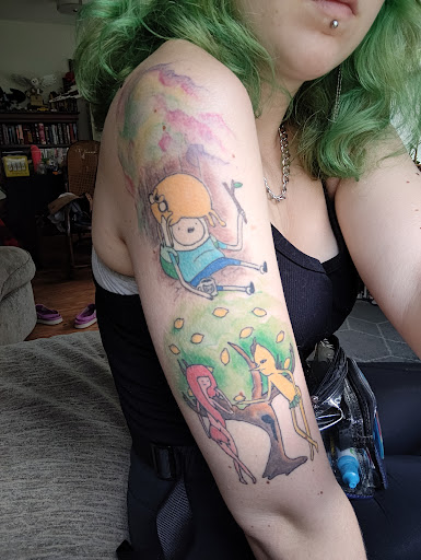 Explore smile now cry later tattoo ideas, creative tattoo ideas in Ithaca, available at Artistic Point Tattoo Company