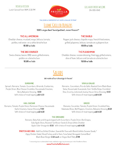 American Restaurant «Freshella Kitchen», reviews and photos, 7145 John W. Carpenter Fwy Suite A, Dallas, TX 75247, USA