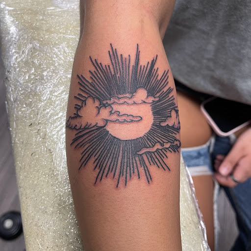 Explore witch hat tattoo ideas, creative tattoo ideas in Buffalo, available at True Gloom Tattoo Studio
