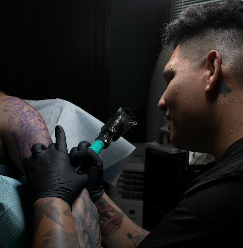 Explore alpha omega tattoo ideas, creative tattoo ideas in San Marcos, available at JPS Tattoos