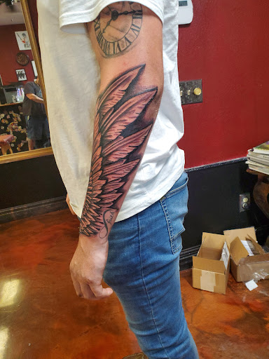 Explore anesthesia tattoo ideas, creative tattoo ideas in Inverness, available at The Perfect Spot Tattoos