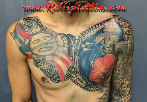 Explore heart locket tattoo ideas, creative tattoo ideas in Springfield, available at Red Tip Tattoos