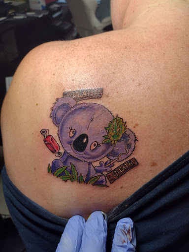 Explore daughter name tattoo ideas, creative tattoo ideas in Ocoee, available at Slaughterized Ink Tattoo and Piercing Studio