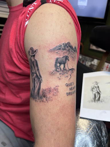 Explore pink tattoo ideas, creative tattoo ideas in Lagrangeville, available at Black Cherry Tattoo Studio NY