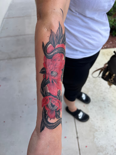 Explore knee tattoo ideas female, creative tattoo ideas in Fort Pierce, available at Xotic Empire Tattoos