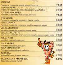 Menu / carte de Pizzeria Mordi e Fuggi mcm di Monticelli Daniel snc à Fara Gera d'Adda