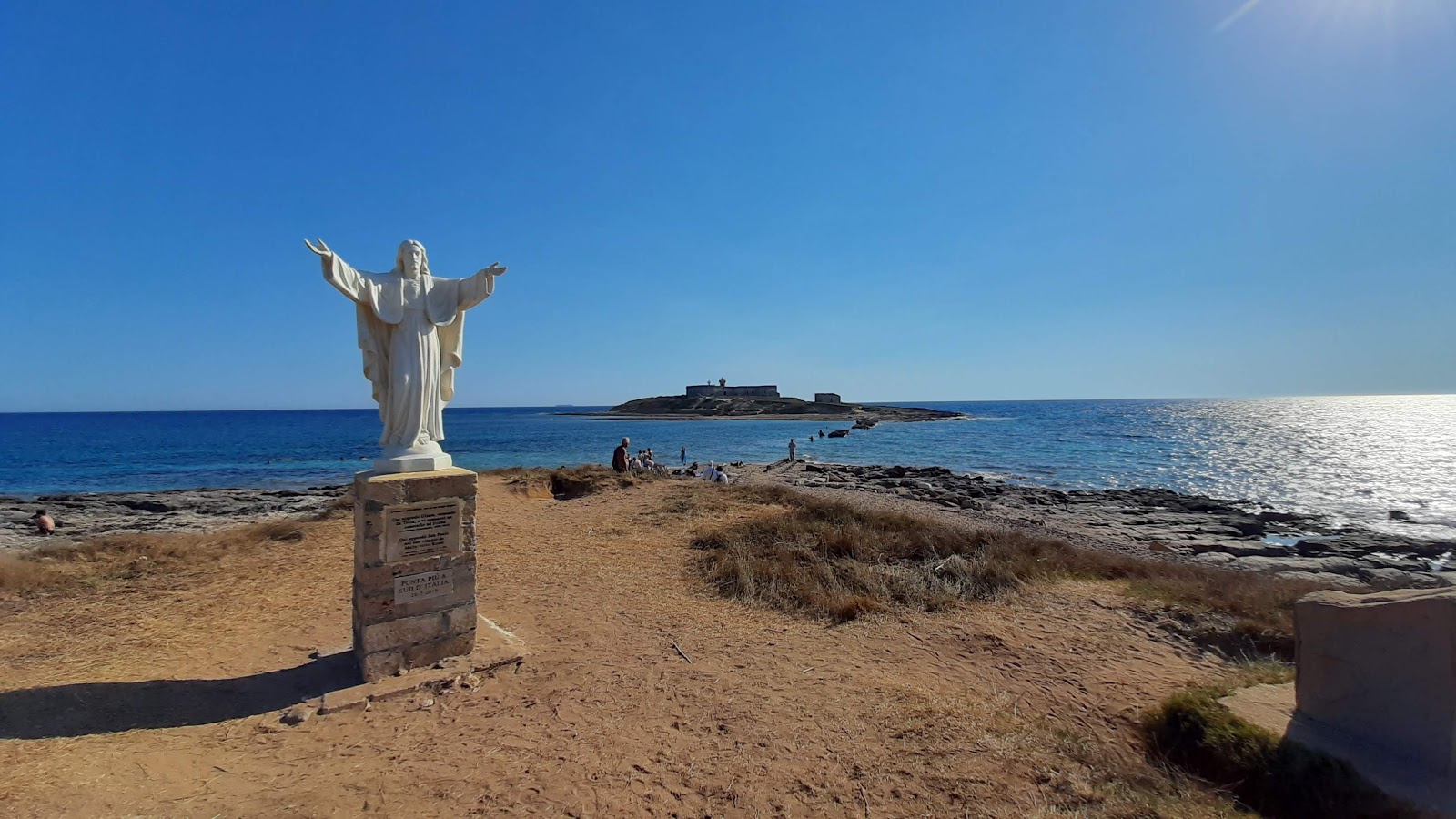 Zdjęcie Spiaggia Isola delle Correnti z przestronna linia brzegowa
