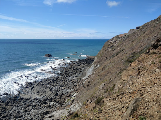 Welcombe Mouth beach