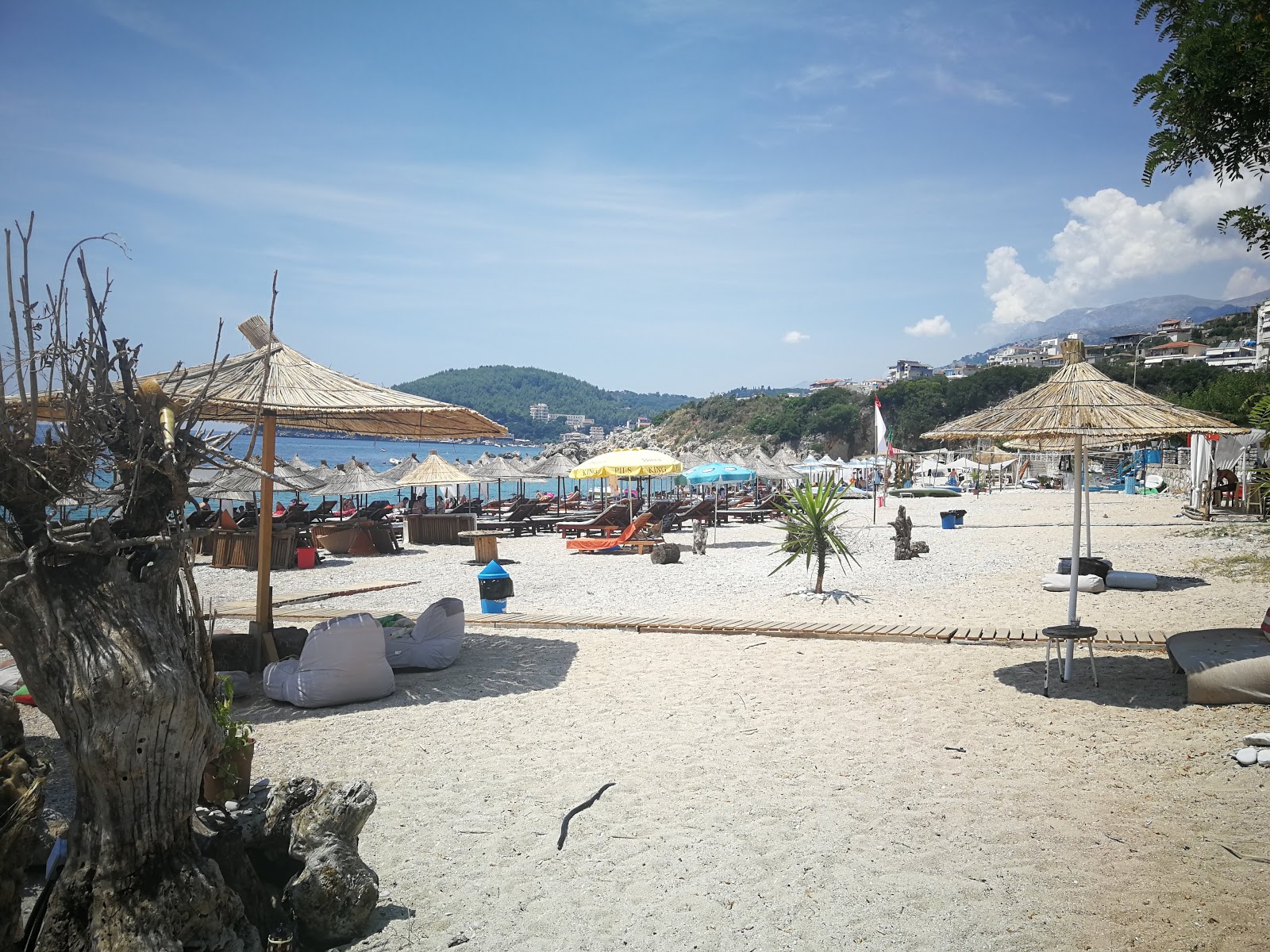Photo de Prinos beach - endroit populaire parmi les connaisseurs de la détente