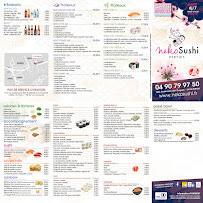 Menu du Neko Sushi à Pertuis