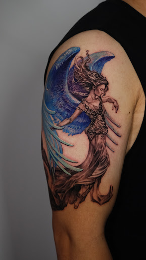 Explore egyptian hieroglyphs tattoo ideas, creative tattoo ideas in Culver City, available at Art Collector Tattoo