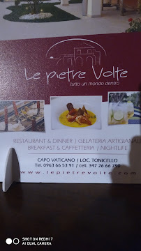 Restaurant italien Le Mura à Tropea - menu / carte