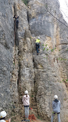 Falaise d'escalade de Hières sur Amby à Hières-sur-Amby