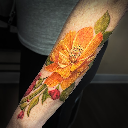 Explore earthy tattoo ideas, creative tattoo ideas in Richmond, available at Loose Screw Tattoo
