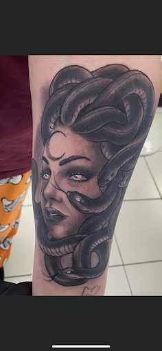 Explore new chapter tattoo ideas, creative tattoo ideas in Pendleton, available at TRUE GRIT TATTOO