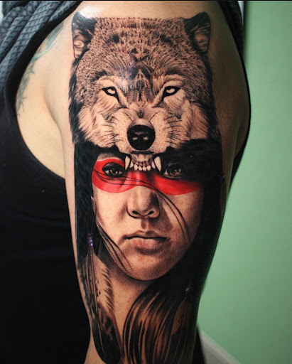 Explore bumble bee tattoo ideas, creative tattoo ideas in Campbellsville, available at Green River Tattoo Company