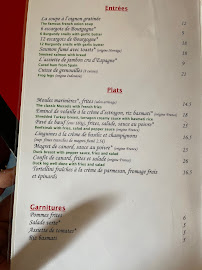 Restaurant Le Consulat à Paris (la carte)