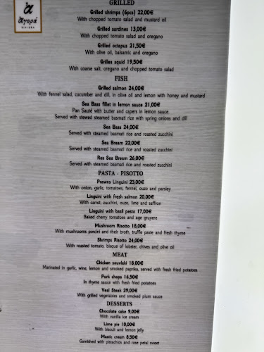 Agora Riviera Restaurant Ανοιχτές ώρες