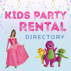 Kids Party Rental Directory, Bounce Houses, Clowns, Princess Characters