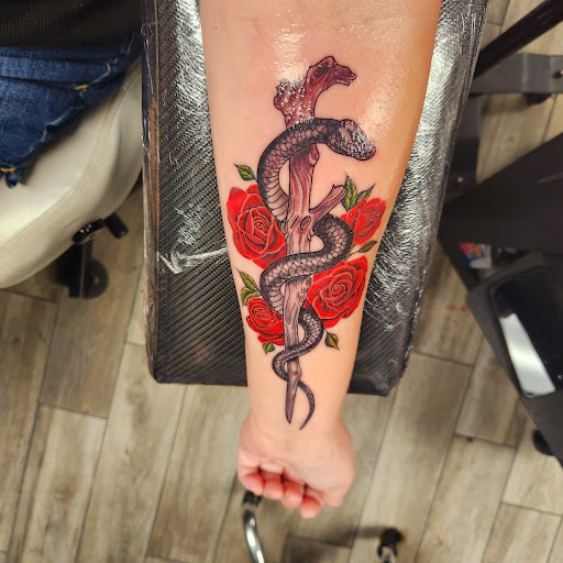 Find compass tattoo ideas for females for your next unique tattoo in Edison at Rorschach Gallery