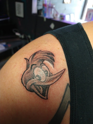 Explore mens leg sleeve tattoo ideas, creative tattoo ideas in Russellville, available at BG Tattoos