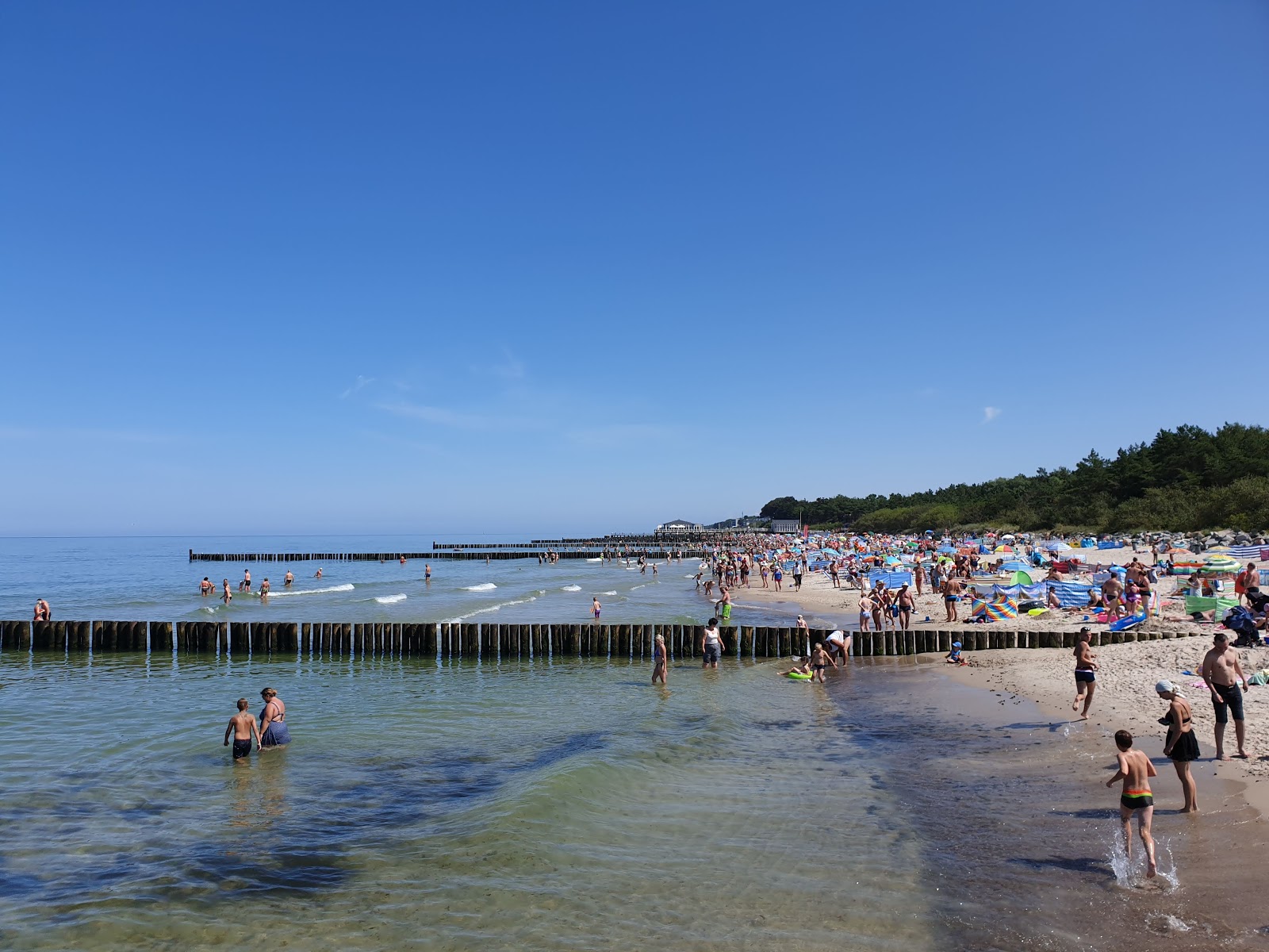 Sianozety Beach的照片 带有长直海岸