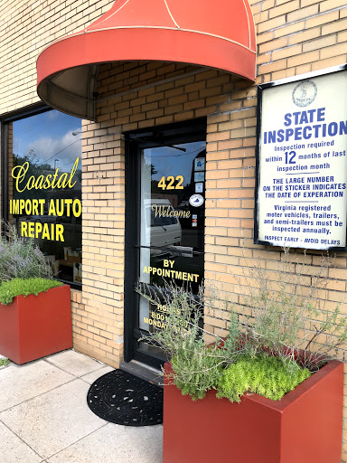 Auto Repair Shop «Coastal Import Repair Ltd», reviews and photos, 422 W 21st St, Norfolk, VA 23517, USA