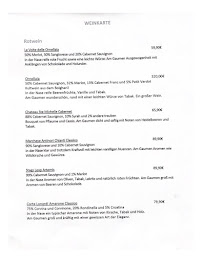 Restaurant Dorfkrug Volksdorf à Hamburg - menu / carte