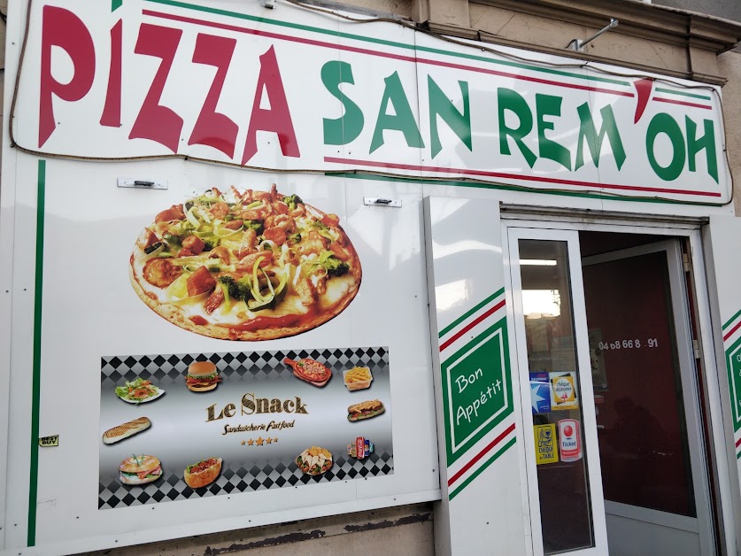 Pizza San Rem'Oh 66310 Estagel