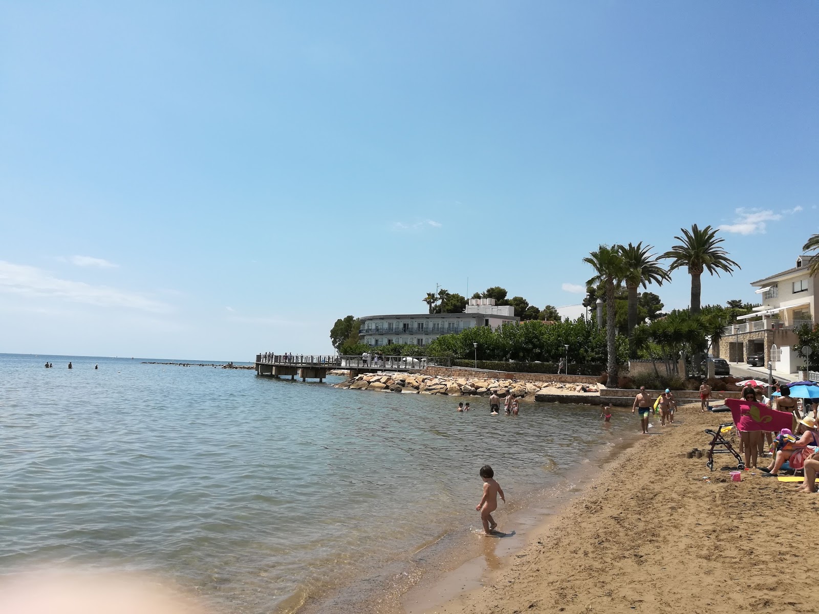 Photo de Platja dels Hortets avec un niveau de propreté de très propre