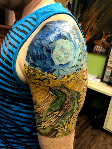 Explore smile tattoo ideas, creative tattoo ideas in New Kensington, available at BLUE HERMIT TATTOO