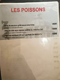 Restaurant français Le Swan à Boulogne-sur-Mer (le menu)