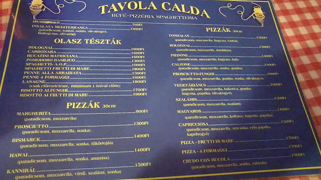 Tavola Calda - Pizza