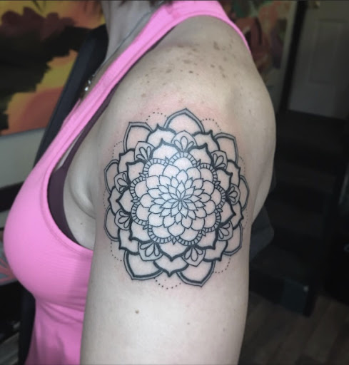 Explore tattoo ideas child's name, creative tattoo ideas in Washburn, available at Elevated Vision Tattoo Studio