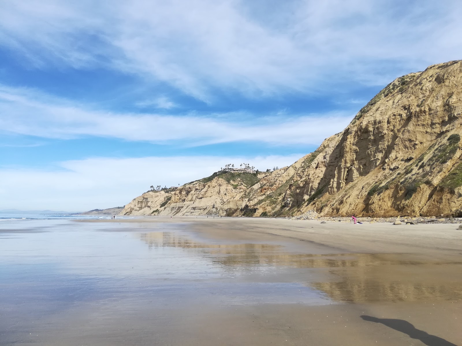 Photo of Torrey Pines City beach with bright sand surface