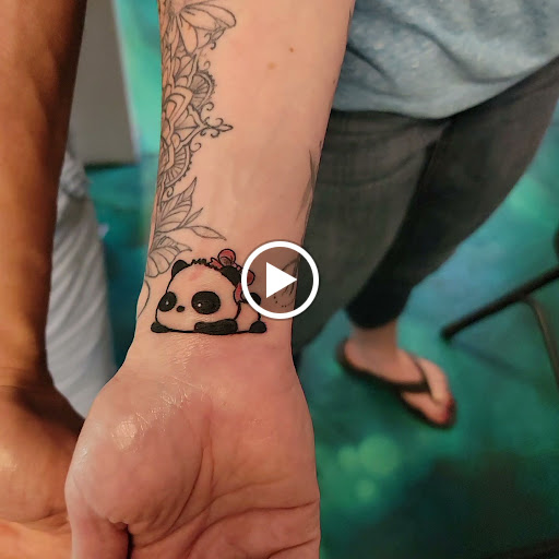 Explore cool face tattoos ideas, creative tattoo ideas in Traverse City, available at Pinups & Needles