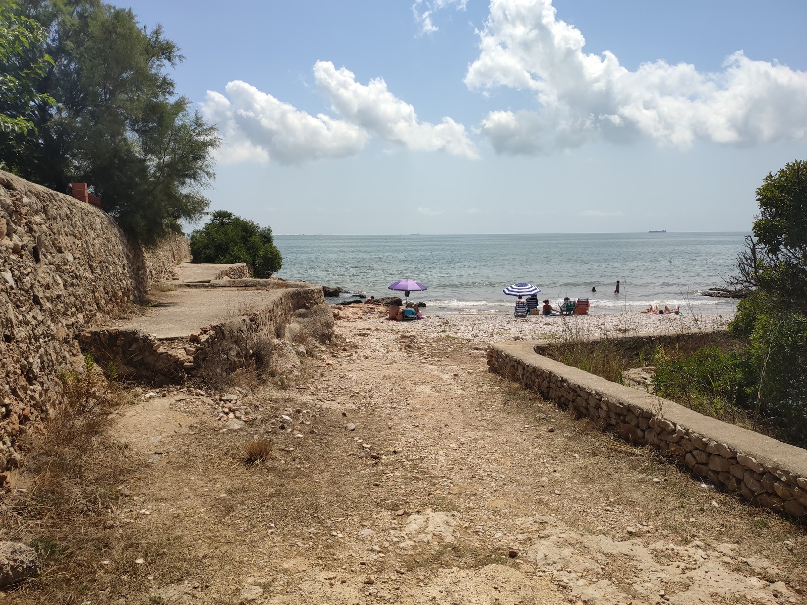 Photo de Platja del Codonyol avec plage sans baie