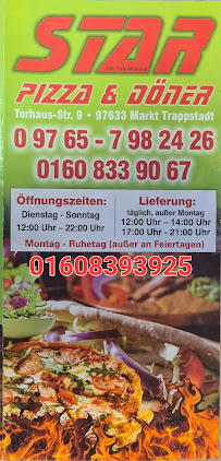 Star Pizza & Döner à Trappstadt menu