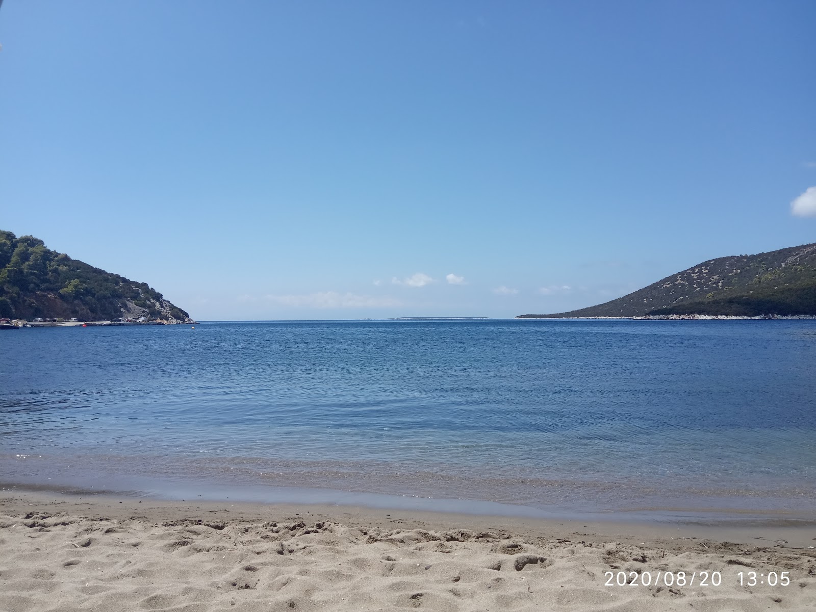 Photo of Pefkos beach located in natural area