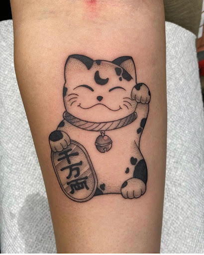 Explore house tattoo ideas, creative tattoo ideas in Baldwin, available at Moonlight Gallery