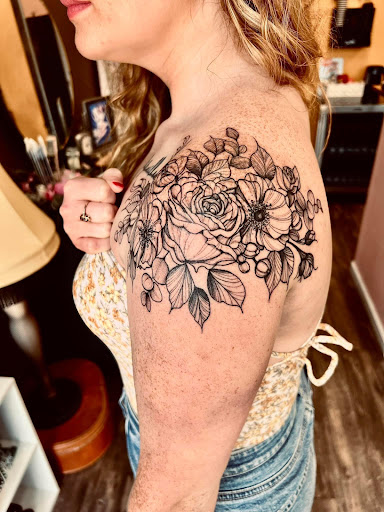 Explore cm punk tattoo ideas, creative tattoo ideas in Batavia, available at The Pretty Pin-Up Tattoo Parlor