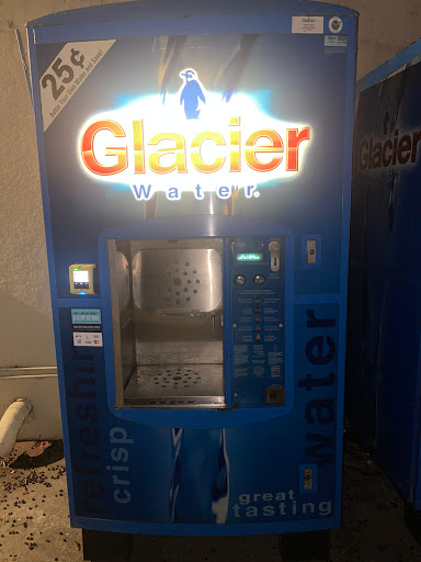 Glacier water refill station