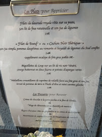Restaurant Le Caruso à Saint-Paul-de-Vence (le menu)