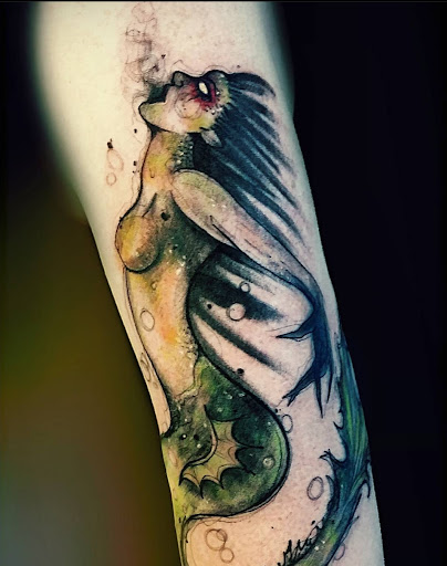 Explore depression tattoos ideas, creative tattoo ideas in Benton, available at Spectrum Tattoo