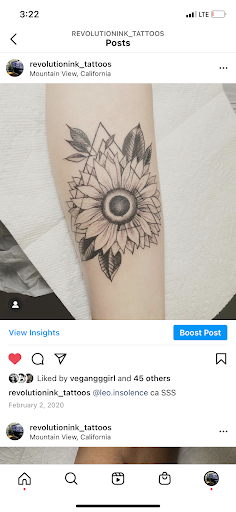 Tattoo Shop «Revolution Ink Tattoos», reviews and photos, 557 W El Camino Real, Mountain View, CA 94040, USA